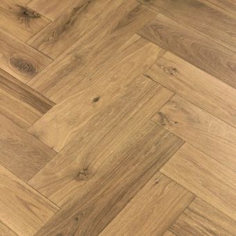 Herringbone Coyote 150mm x 14/3mm x 600mm Expressions In Colour Rustic Grade Brush & UV Oiled Click System
