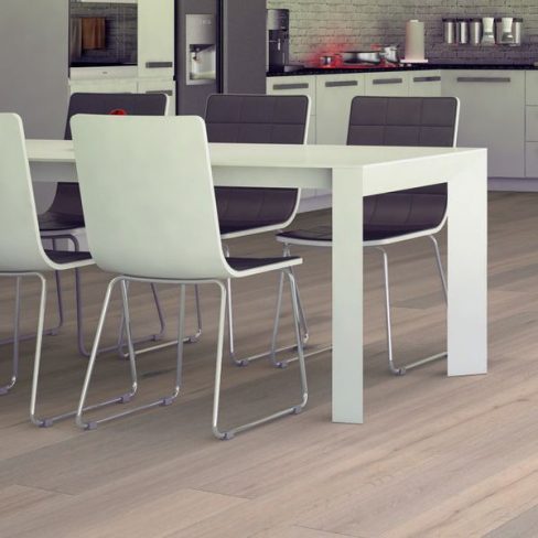 Castle White Brushed and UV Lacquered Engineered Multi-Ply Flooring