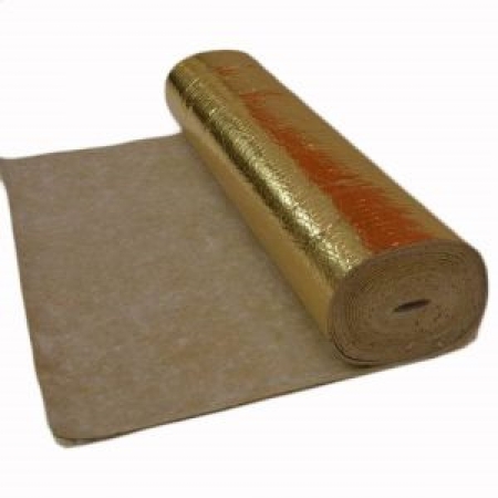 3mm Rubber Underlay With Gold Vapour Barrier 10m²