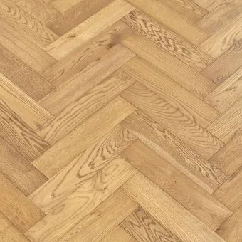 Natural Herringbone Flooring: An image showcasing natural-toned herringbone patterned flooring, with subtle variations in colour and grain pattern, offering a timeless and classic look to any space.