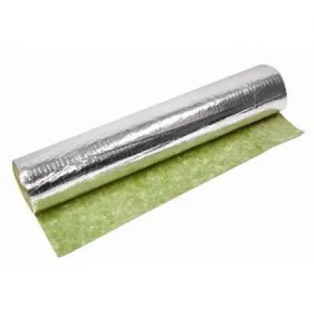 3.5mm Rubber Underlay With Silver Vapour Barrier 10m²