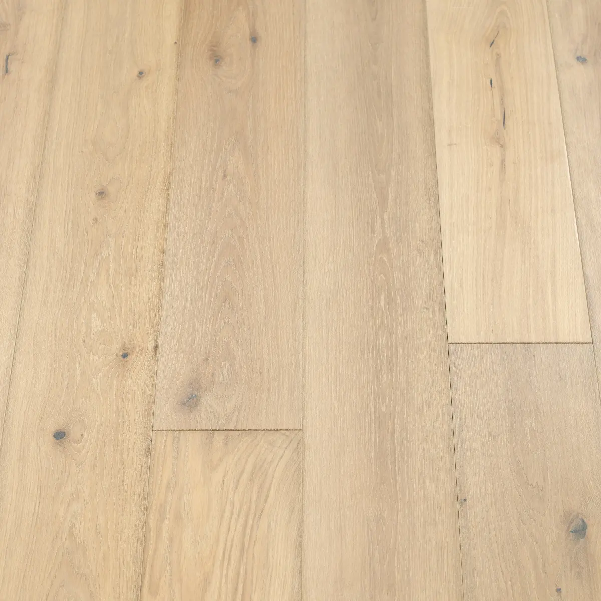 Classic Linen Wood Flooring - image featuring a linen-coloured wood flooring with a smooth surface, creating a timeless and sophisticated ambiance.