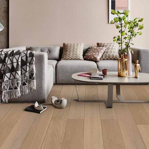 Diamond Cream Oak Brush & UV Oiled Engineered Wood Flooring