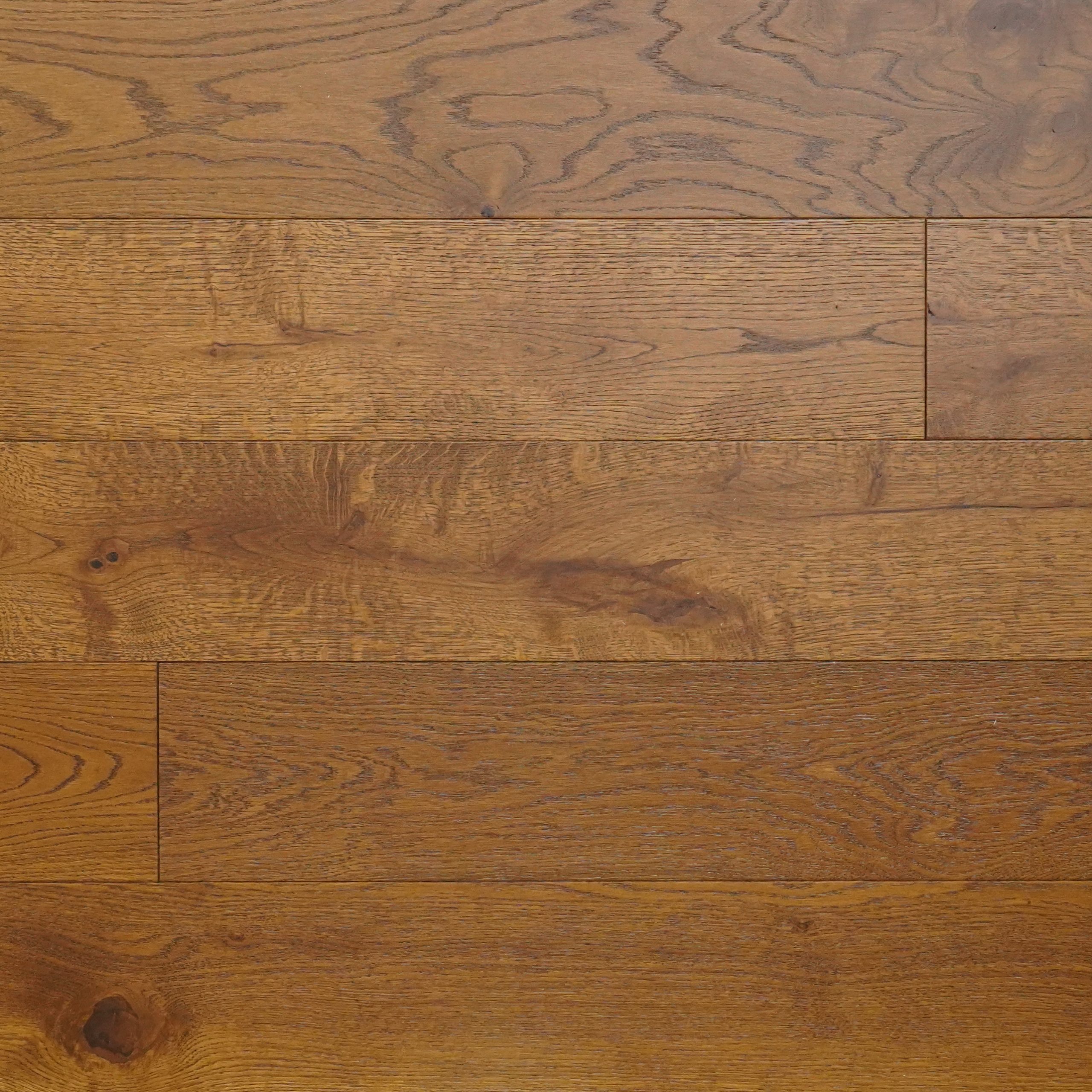 Diamond Ginger Oak Brush & UV Oiled Engineered Wood Flooring