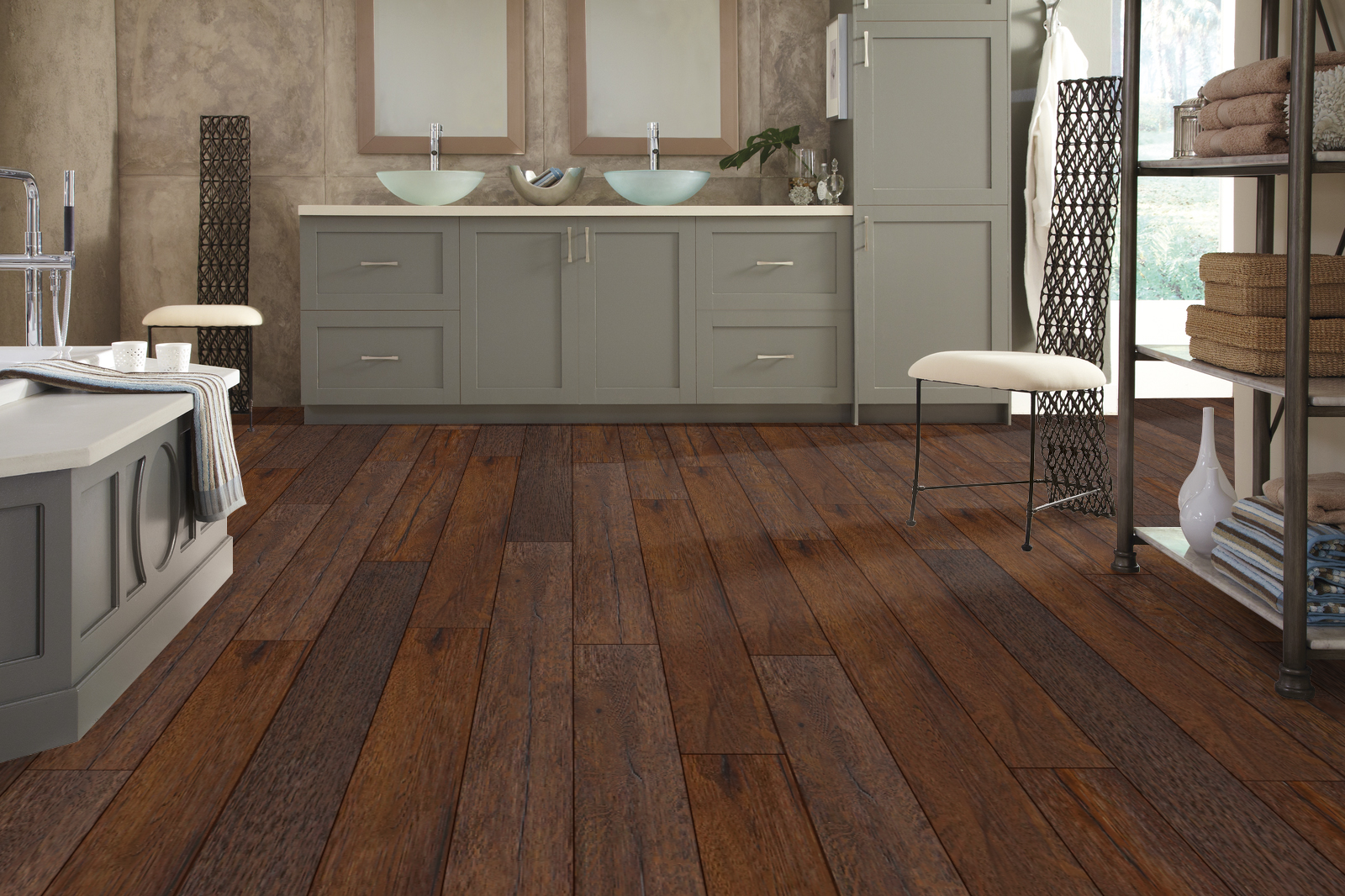 Forest Ashridge Oak Brush & Hard Waxed Oiled Distressed Engineered Wood Flooring – 190mm x 14mm