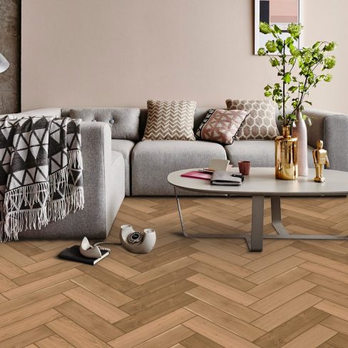 Herringbone Oak Brush & UV Oiled Engineered Flooring – 100mm x 14mm x 400mm