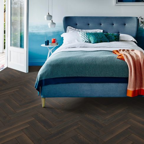 A simple graphic representation of herringbone oak flooring, likely used as a product category icon or branding element for Jordan Woodfloors.