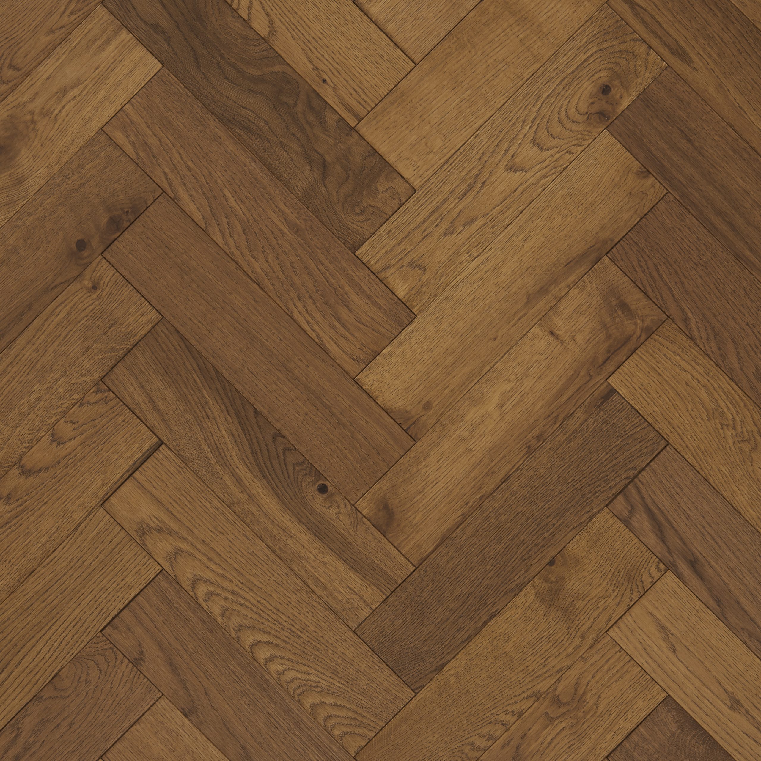 Herringbone Light Smoked Oak Brush & UV Oiled Engineered Flooring – 100mm x 14mm x 400mm