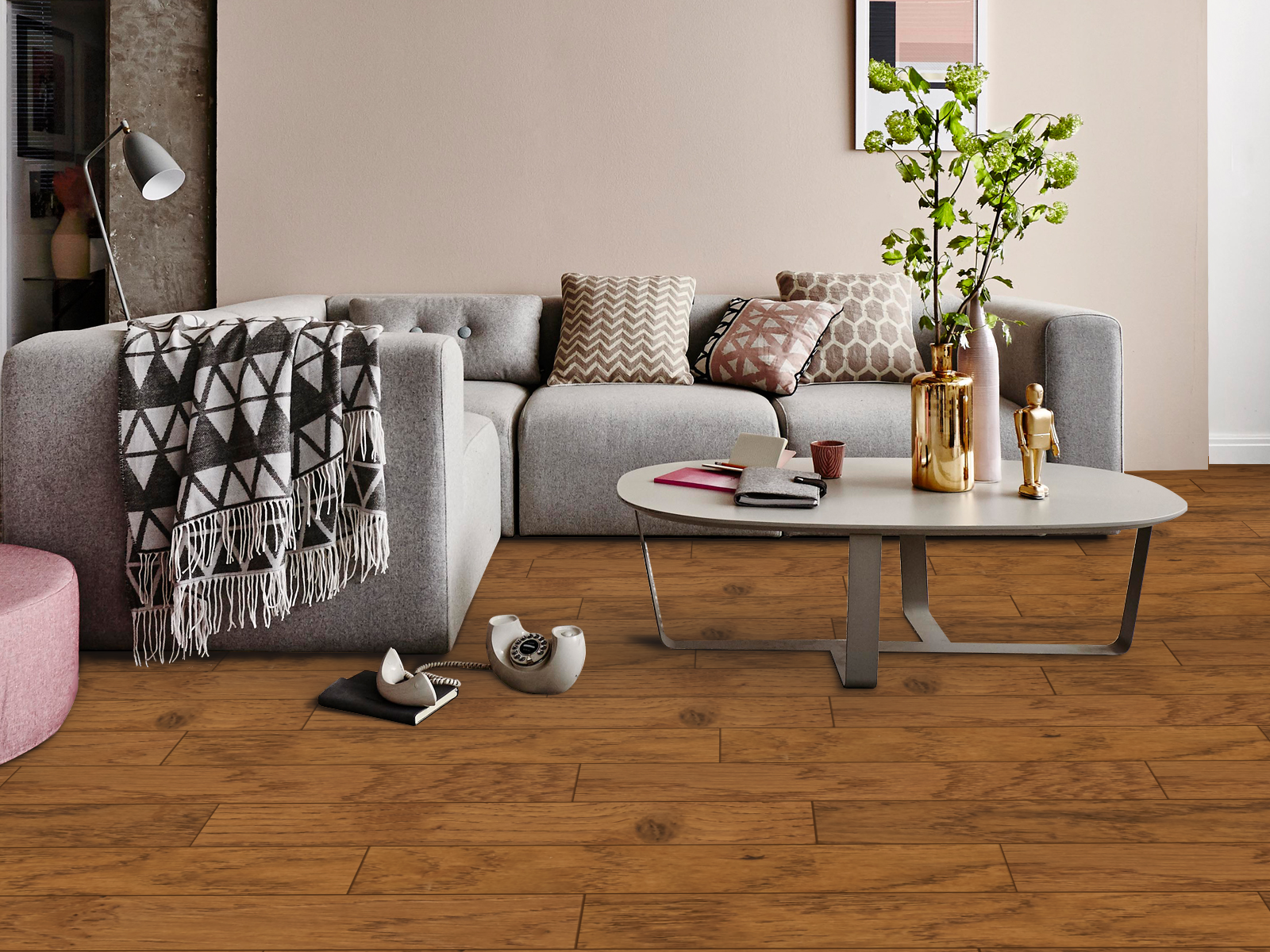 Jewel Burnt Oak Brush & UV Oiled Engineered Wood Flooring – 190mm x 14mm