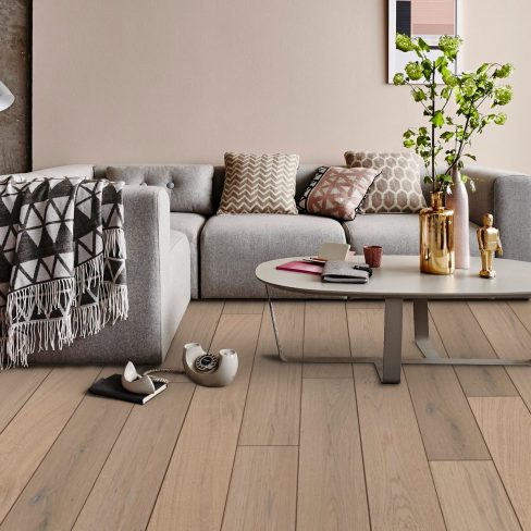 Majesty Oak Cotton Brush & Lacquered Click Engineered Wood Flooring