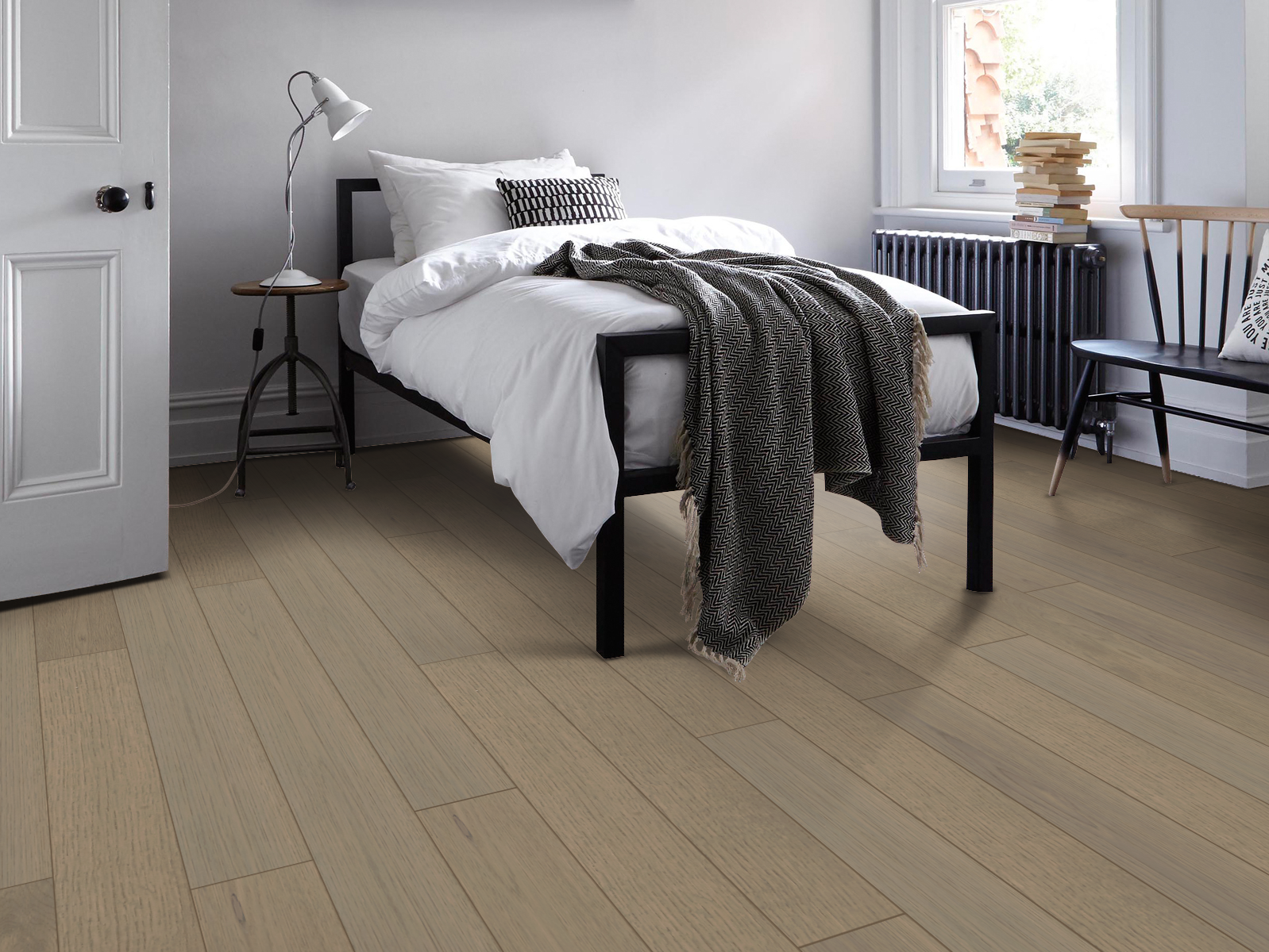 Majesty Oak Iron Brush & Lacquered Click Engineered Wood Flooring