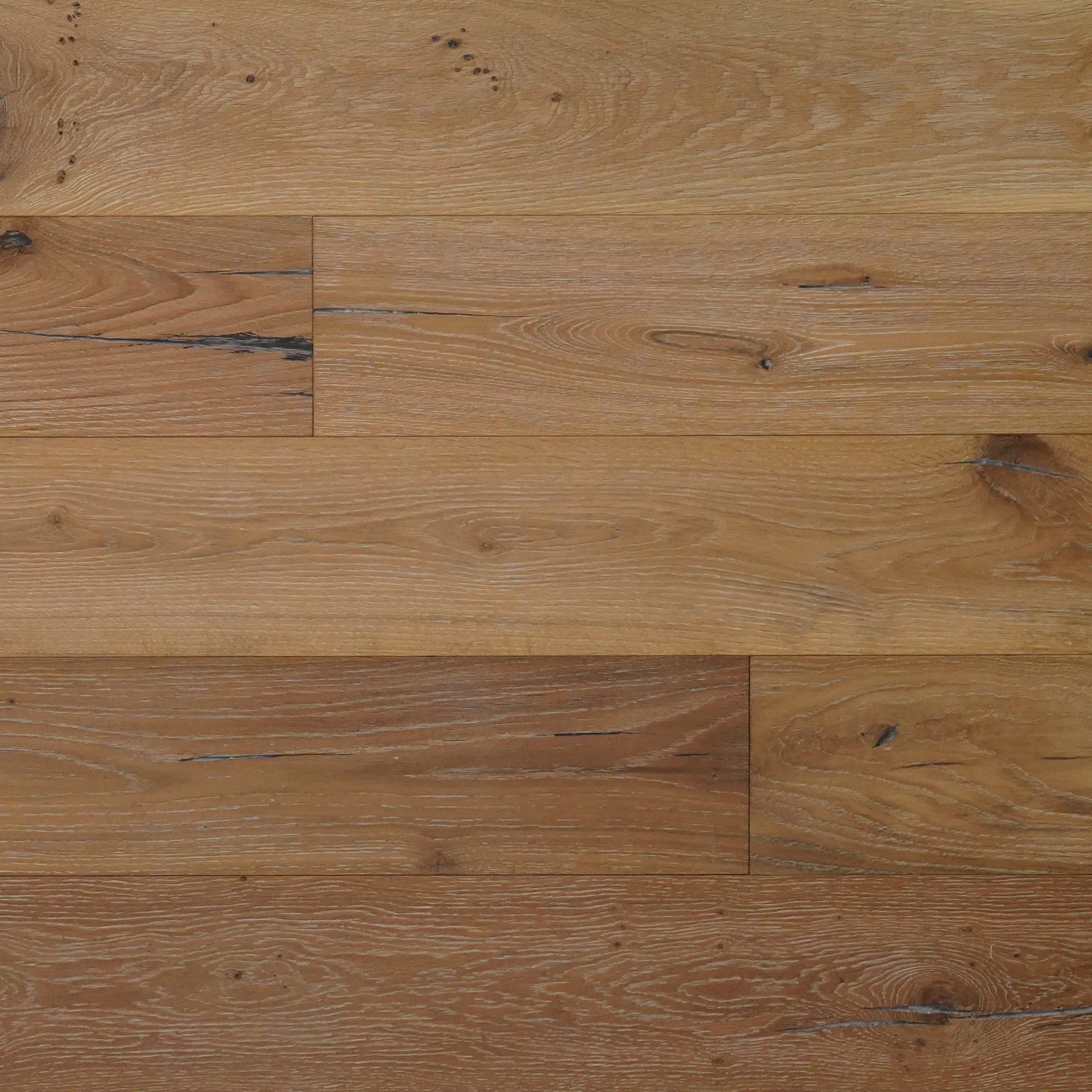 Forest New Oak Brush & Hard Waxed Oiled Distressed Engineered Wood Flooring – 190mm x 14mm