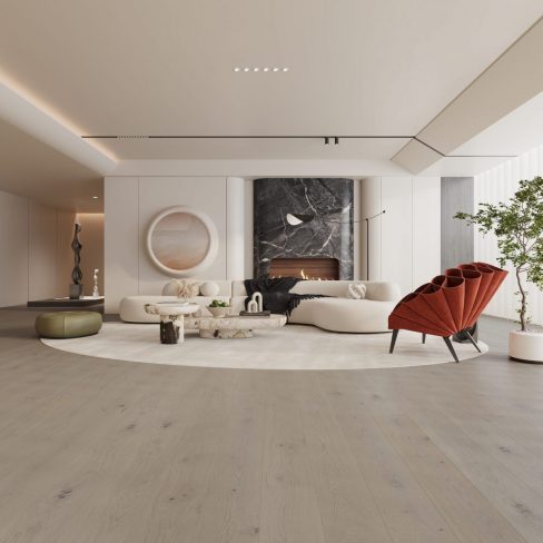 Scandinavian Aarhaus Brush & Lacquered Click Engineered Wood Flooring