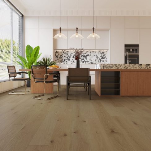 Scandinavian Stravanger Brush & Lacquered Click Engineered Wood Flooring