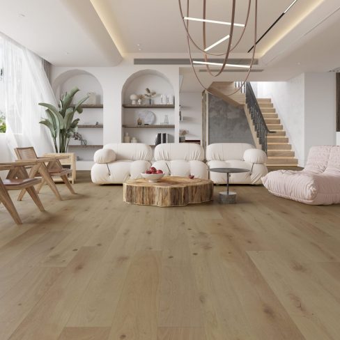 Scandinavian Visby Brush & Lacquered Click Engineered Wood Flooring