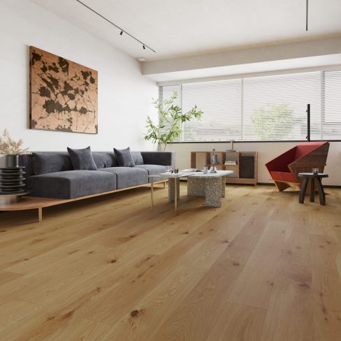 Scandinavian Odense Brush & Lacquered Click Engineered Wood Flooring