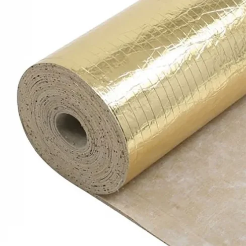3mm Rubber Underlay With Gold Vapour Barrier 10m²