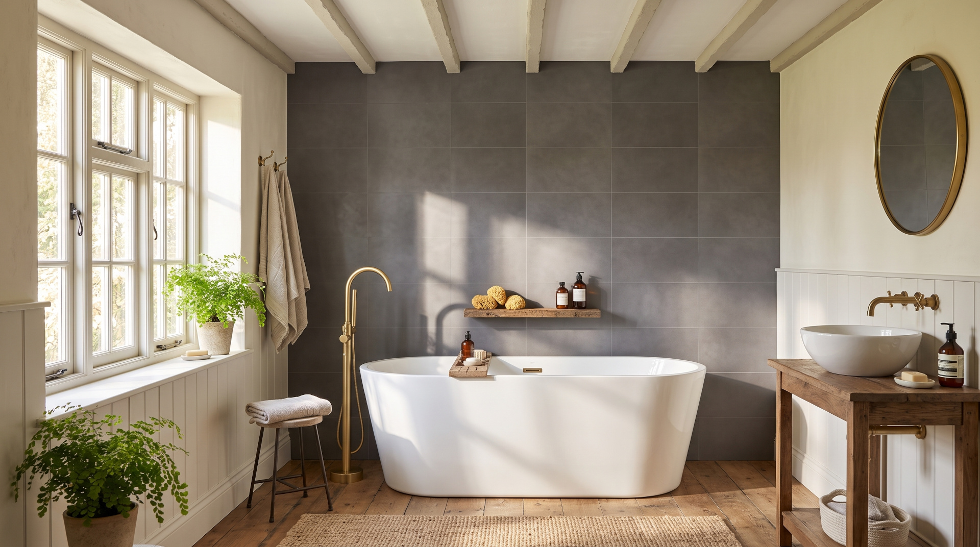 Tile And Stone Grey Wall Panels