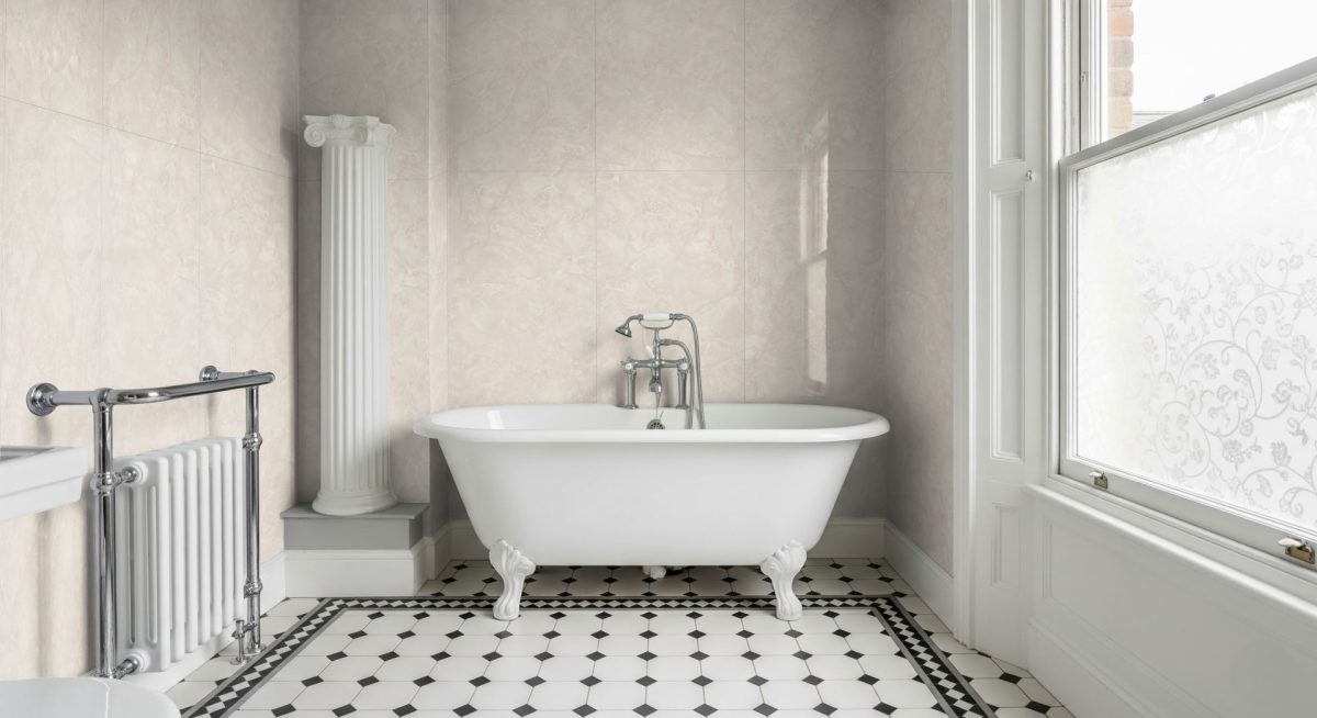 Cream Statuario Double Tile