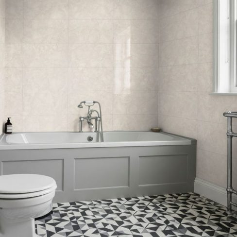 Cream Statuario Multi Tile