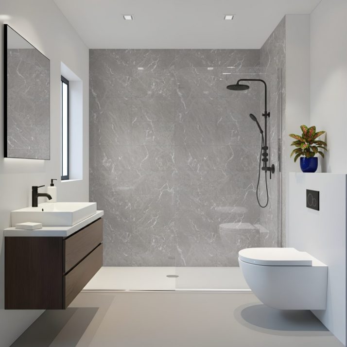 Grey Carrara Multi Tile