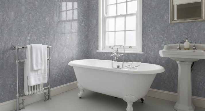 Grey Statuario Double Tile