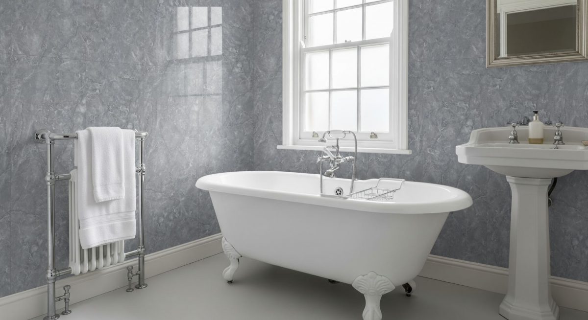 Grey Statuario Double Tile