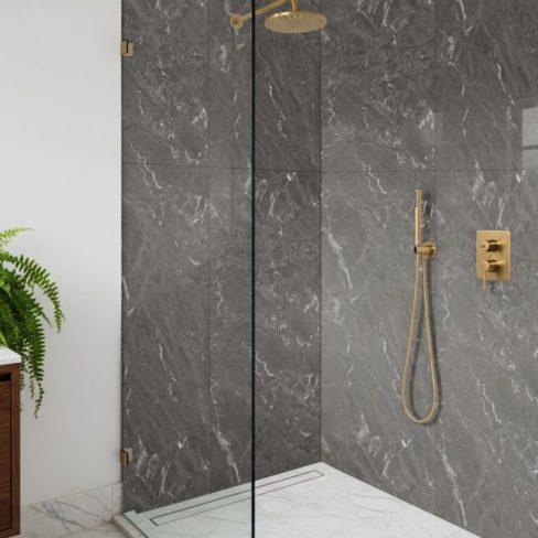 Marquina Black Double Tile