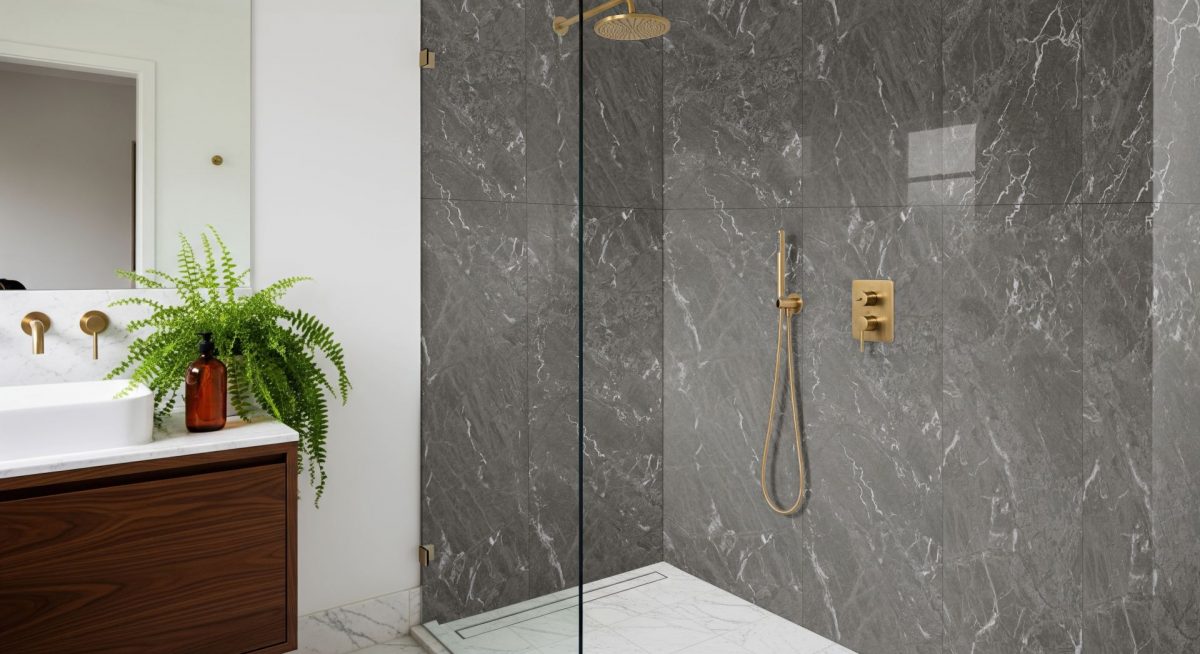 Marquina Black Double Tile