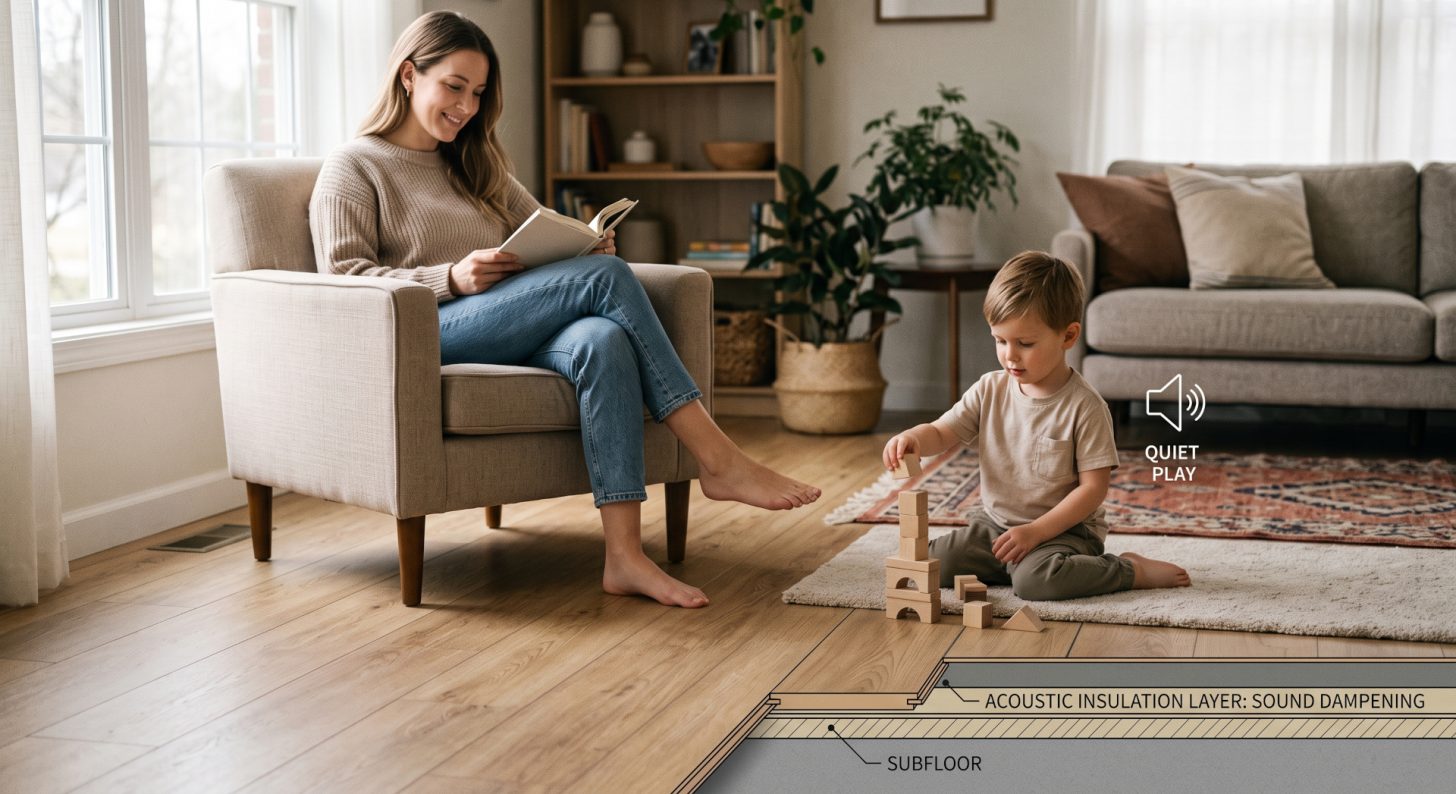 How Can I Reduce The Noise From Laminate Flooring And Wood Flooring